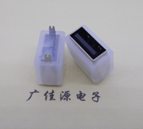 静海USB连接器接口 10.5MM防水立插母座 鱼叉脚