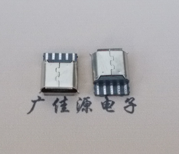 静海Micro USB5p母座焊线 前五后五焊接有后背