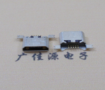 静海MK USB B Type 沉板0.9母座后两脚SMT口不卷边