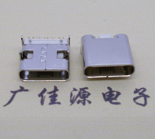 静海卧式板上型Type-C16P母座H=8.3连接器