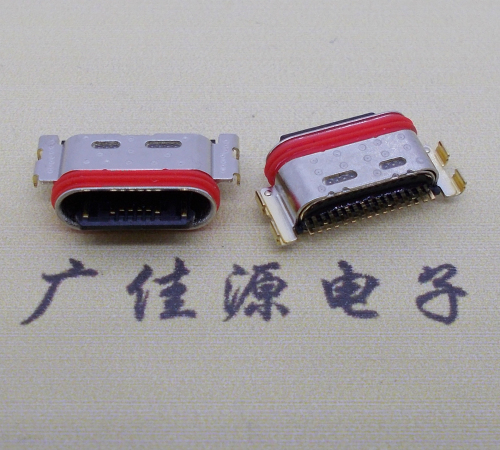 静海防水沉板usb type-c16p母座连接器