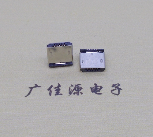 静海micro usb 5p公头 短体插板H=5.9立插