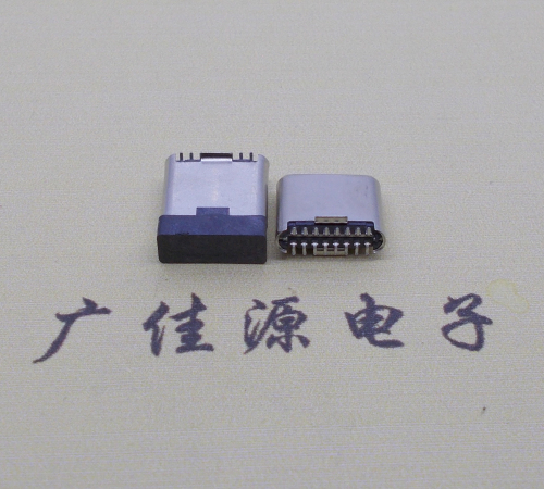 静海立贴拉伸卷边type-c16p公头长7.2mm