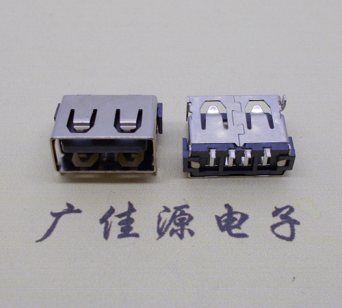 静海usb2.0母座带弹两脚插整体长度10.0mm